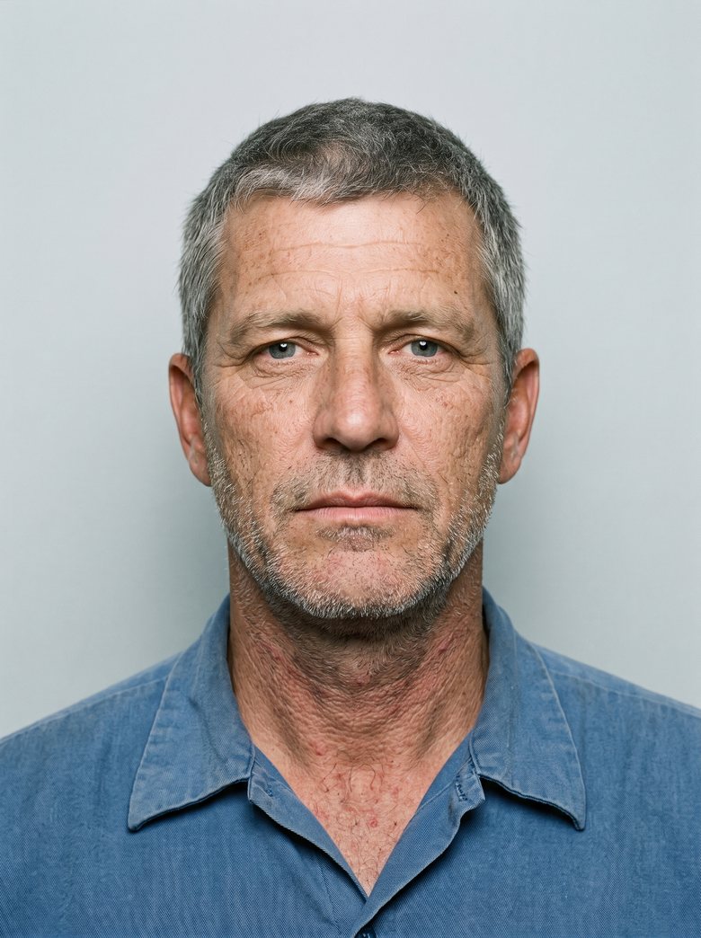 Commercial driver license style headshot of a CDL-A driver